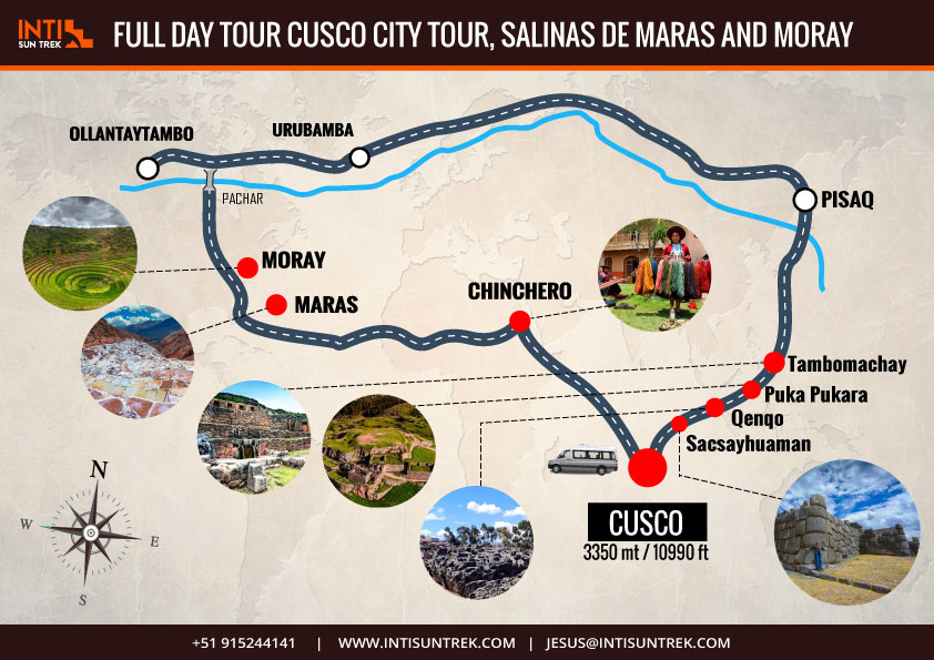 Full Day tour Cusco City Tour Salinas de Maras and Moray 2