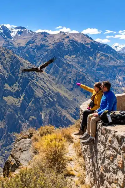 Bus from Puno to Chivay Colca Canoy
