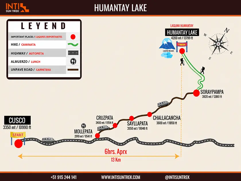 Best Peru Tours 11 Days Lima, Paracas, Nazca, Cusco, Machu Picchu, Puno 9 cusco to humantay lake route map peru