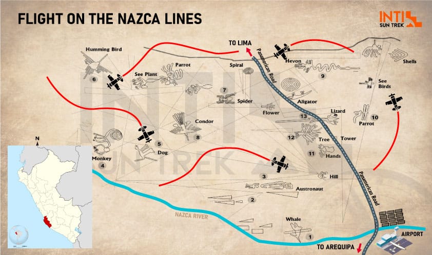 flight on the nazca lines